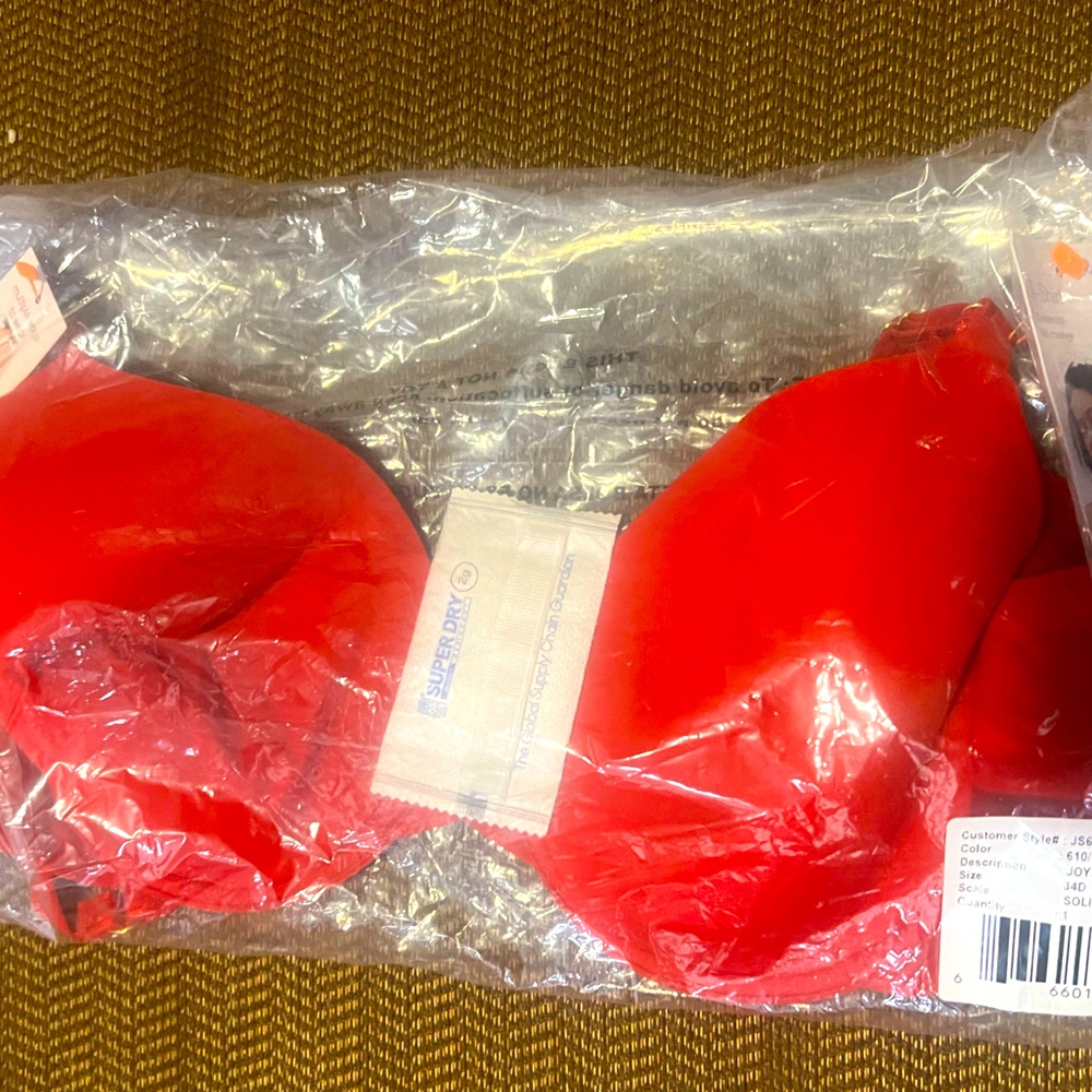 Red Women's Bra